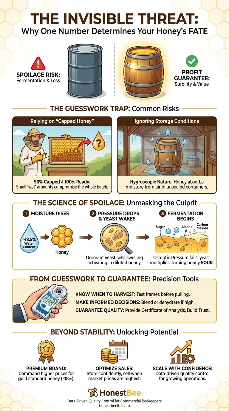 The Invisible Threat: Why One Number Determines Your Entire Honey Harvest's Profitability Visual Guide