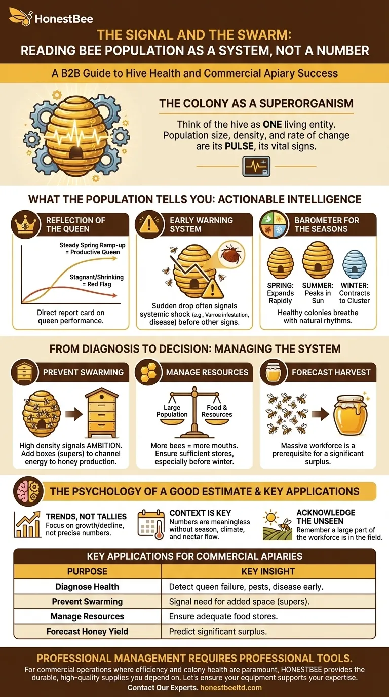 The Signal and the Swarm: Reading Bee Population as a System, Not a Number Visual Guide