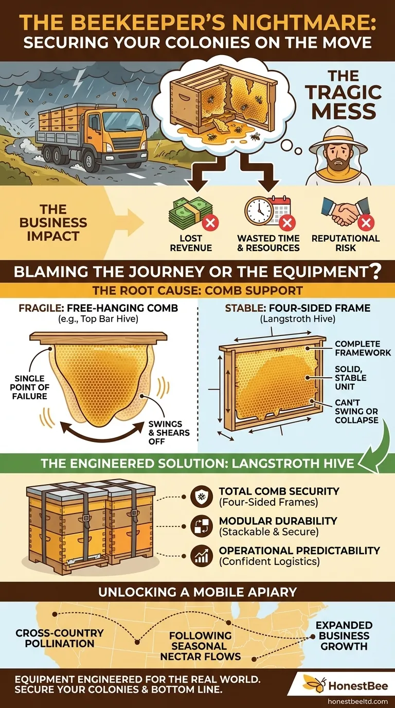 The Beekeeper's Nightmare: Why Moving Your Hives Can End in Disaster—And the Design That Prevents It Visual Guide