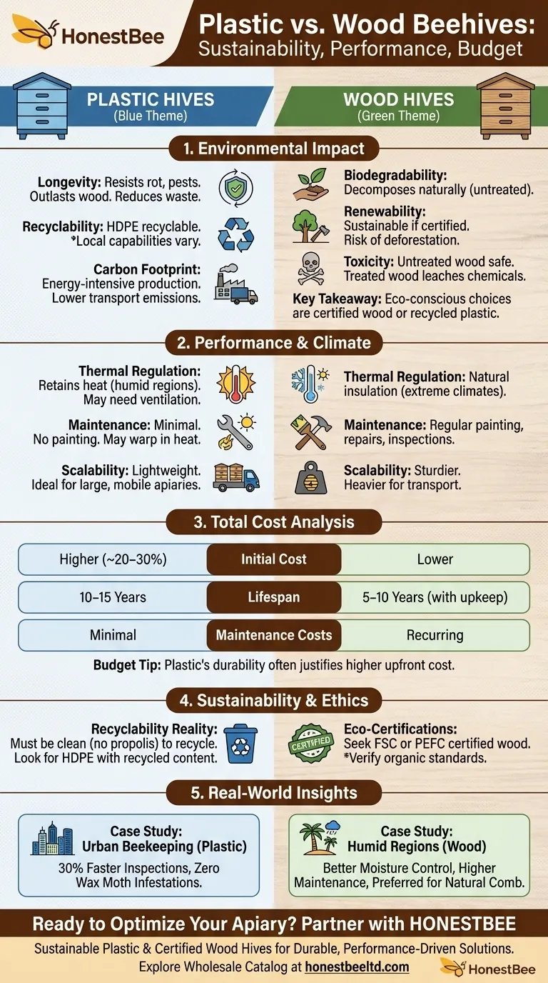 Plastic vs. Wood Beehives: How to Choose for Sustainability, Performance, and Budget Visuelle Anleitung