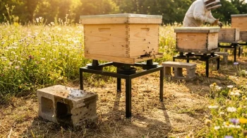 Über den Tellerrand hinaus: Wie ein einfacher Ständer Kaskadenversagen in der Bienenzucht verhindert