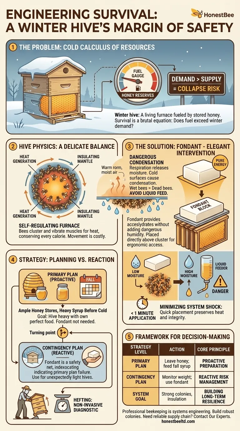 Le calcul froid de la survie : Ingénierie d'une marge de sécurité dans la ruche d'hiver Guide Visuel