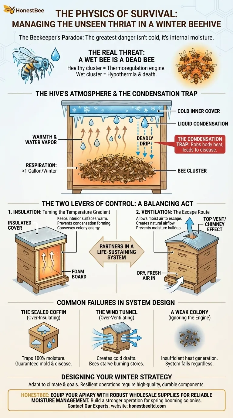 The Physics of Survival: Managing the Unseen Threat in a Winter Beehive Visual Guide