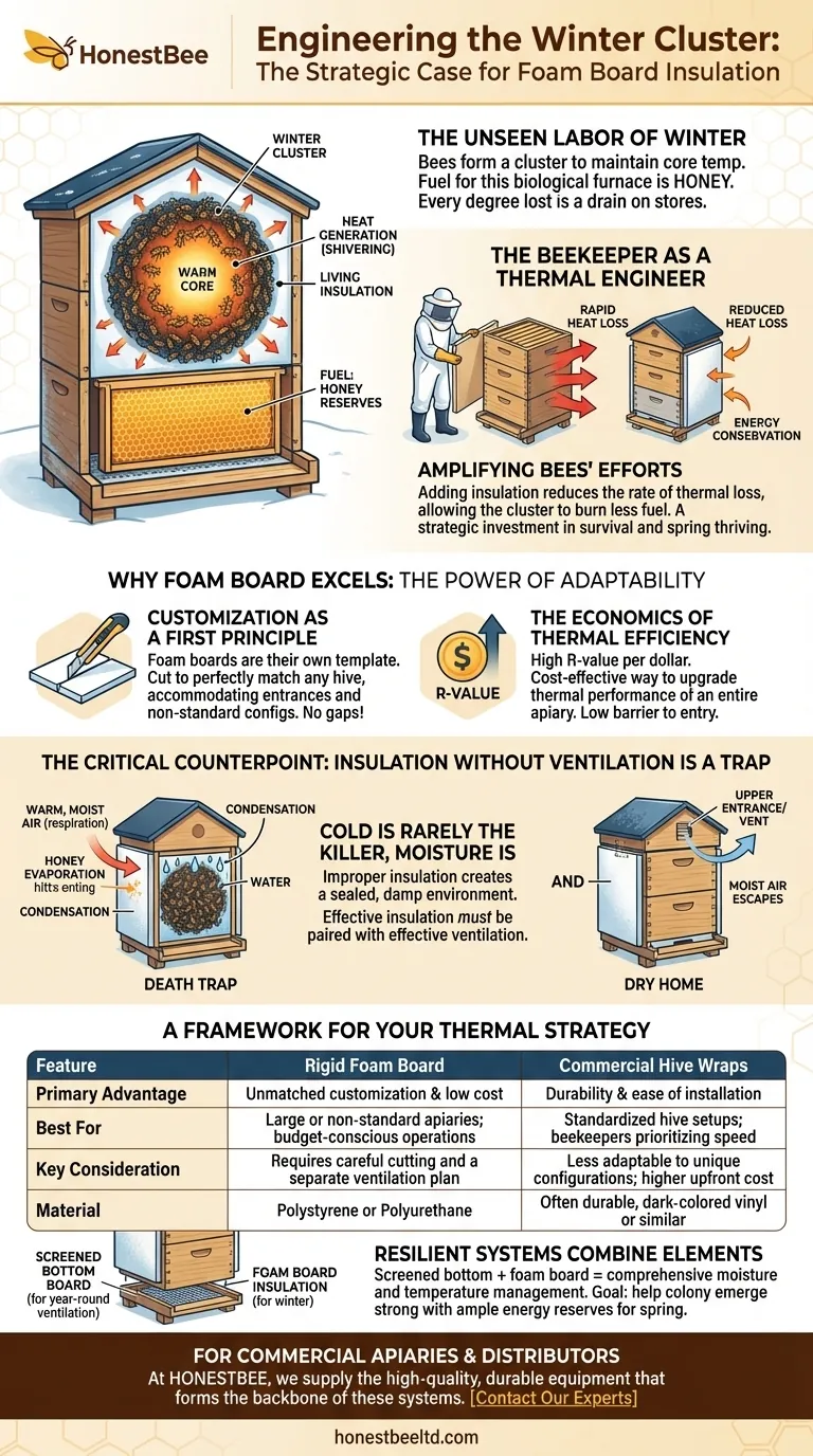 Ingénierie du cluster hivernal : l'argument stratégique de l'isolation en panneau de mousse Guide Visuel