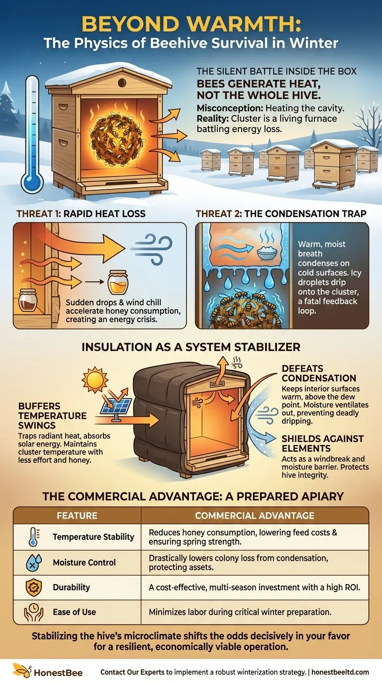 Beyond Warmth: The Physics of Beehive Survival in Winter Visual Guide