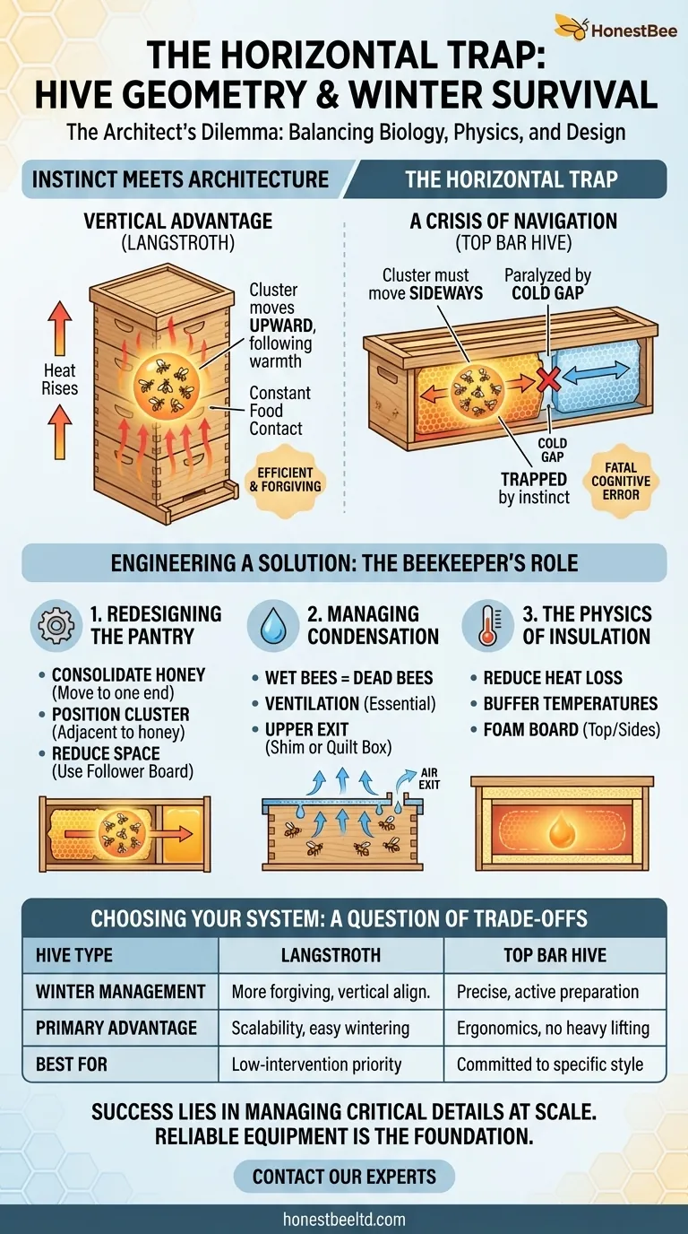 The Horizontal Trap: Hive Geometry and the Psychology of Winter Survival Visual Guide