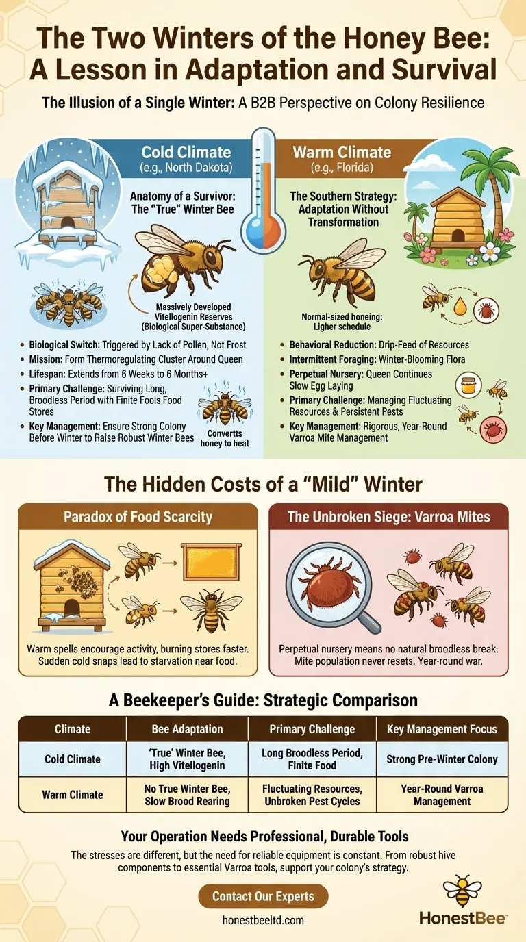 Die zwei Winter der Honigbiene: Eine Lektion in Anpassung und Überleben Visuelle Anleitung