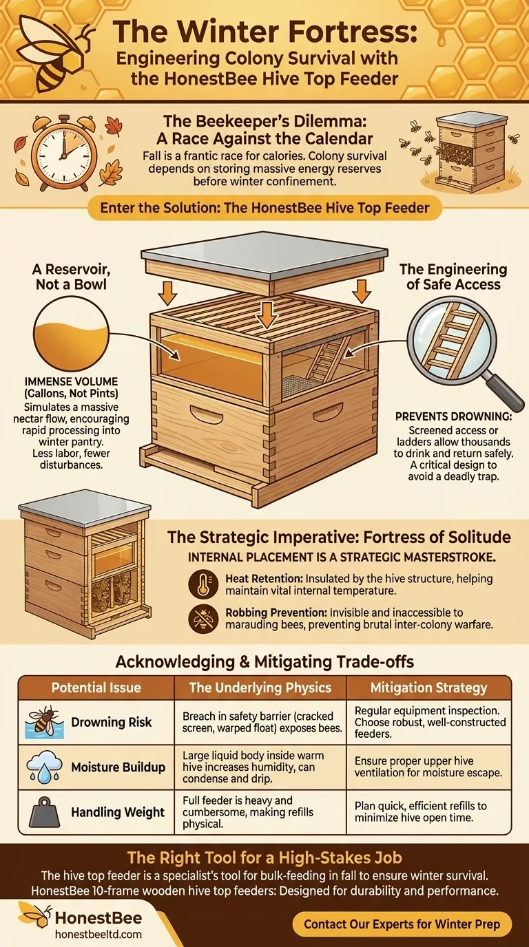 The Winter Fortress: Engineering Colony Survival with the Hive Top Feeder Visual Guide