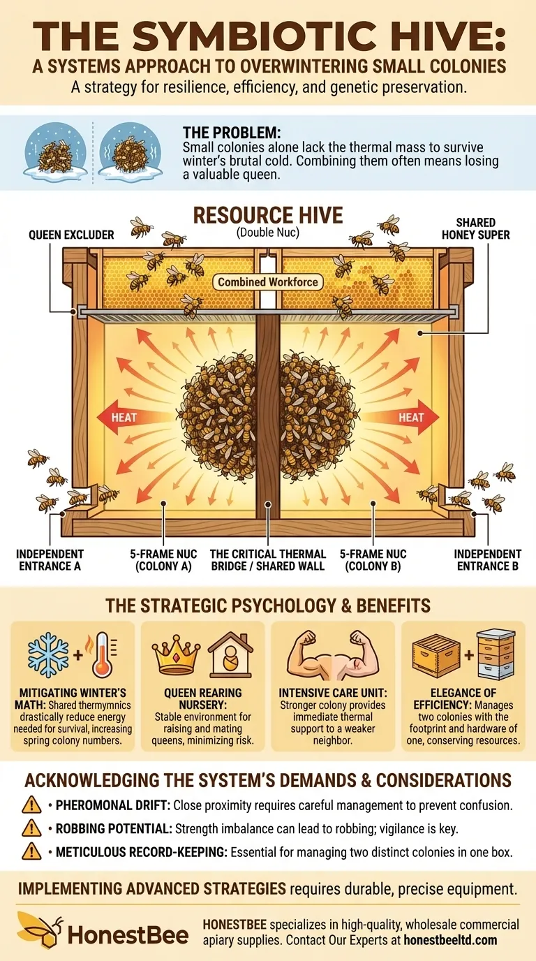 The Symbiotic Hive: A Systems Approach to Overwintering Small Colonies Visual Guide