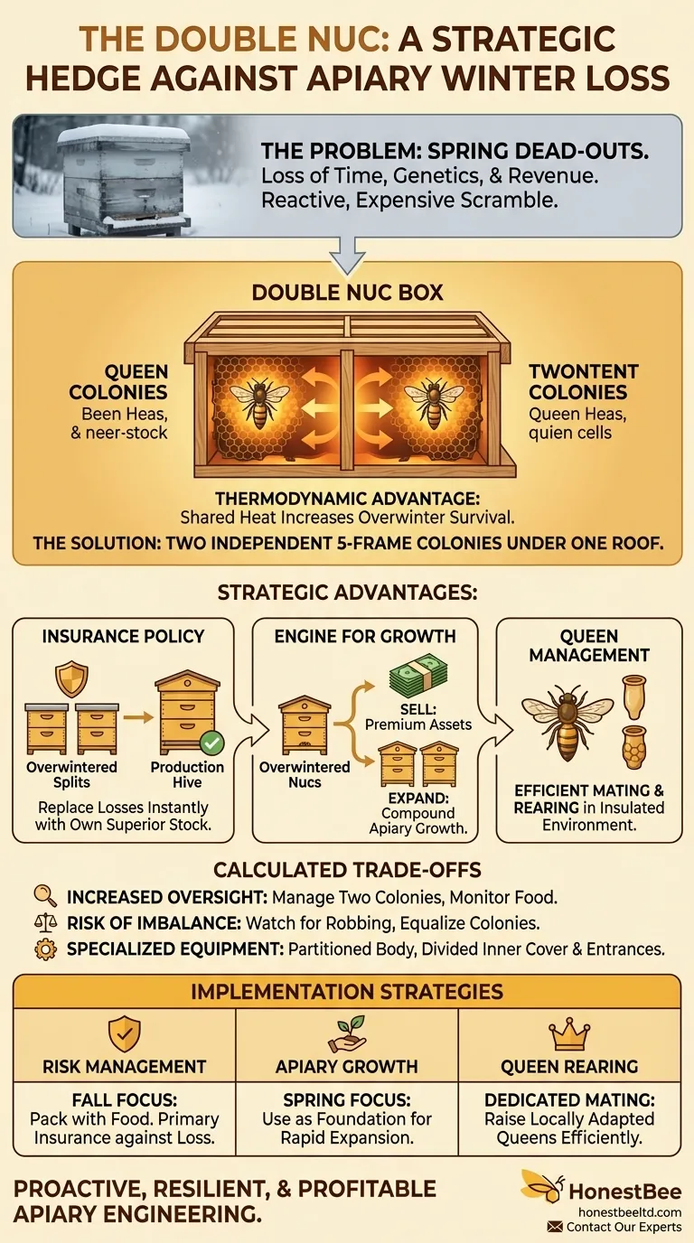 The Double Nuc: A Strategic Hedge Against Apiary Winter Loss Visual Guide