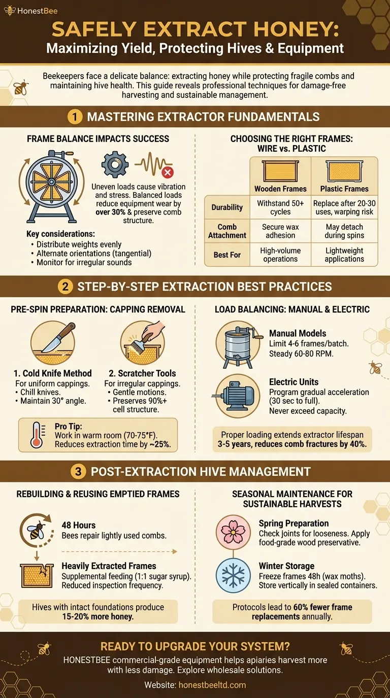 How to Extract Honey Safely Without Damaging Equipment or Hives Guía Visual