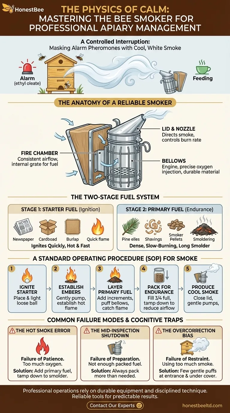 The Physics of Calm: Mastering the Bee Smoker for Professional Apiary Management Visual Guide