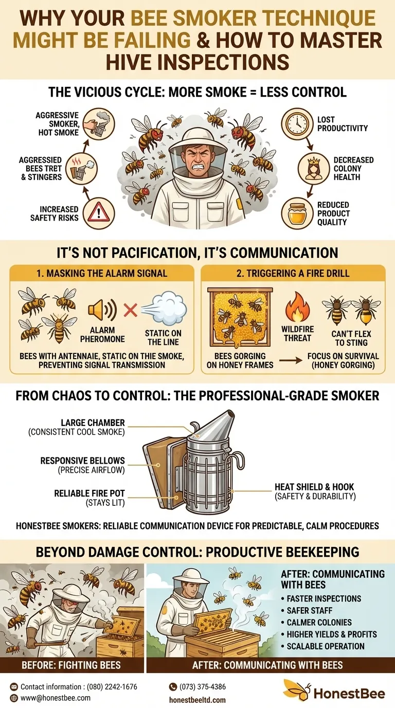 Why Your Bee Smoker Technique Might Be Failing—And How to Master Hive Inspections for Good Visual Guide