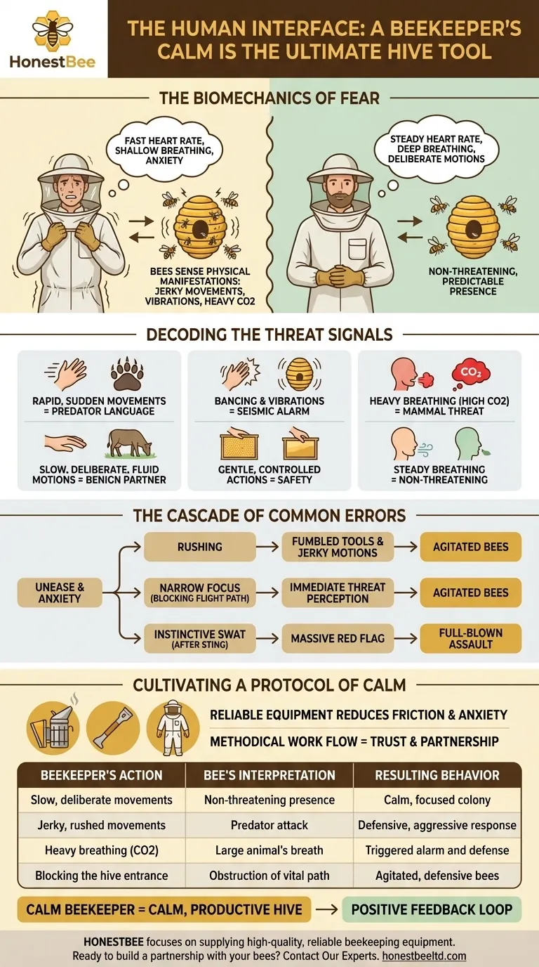 The Human Interface: Why a Beekeeper's Calm is the Ultimate Hive Tool Visual Guide