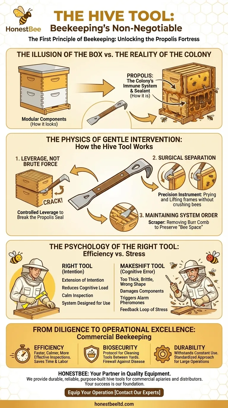 Le Premier Principe de l'Apiculture : Pourquoi l'Outil d'Étalage est Non Négociable Guide Visuel