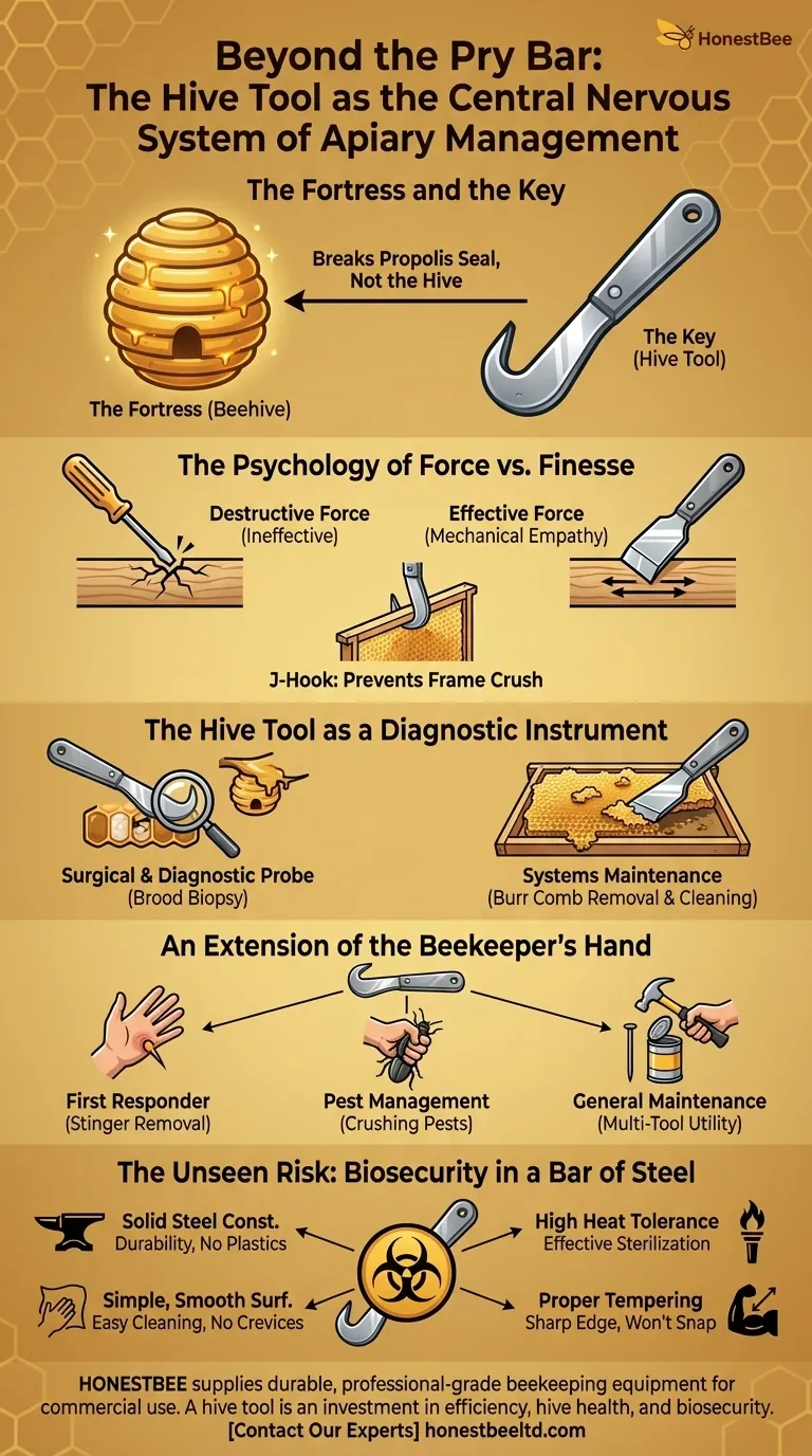 Beyond the Pry Bar: The Hive Tool as the Central Nervous System of Apiary Management Visual Guide
