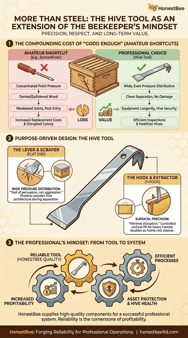 More Than Steel: The Hive Tool as an Extension of the Beekeeper's Mindset Visual Guide