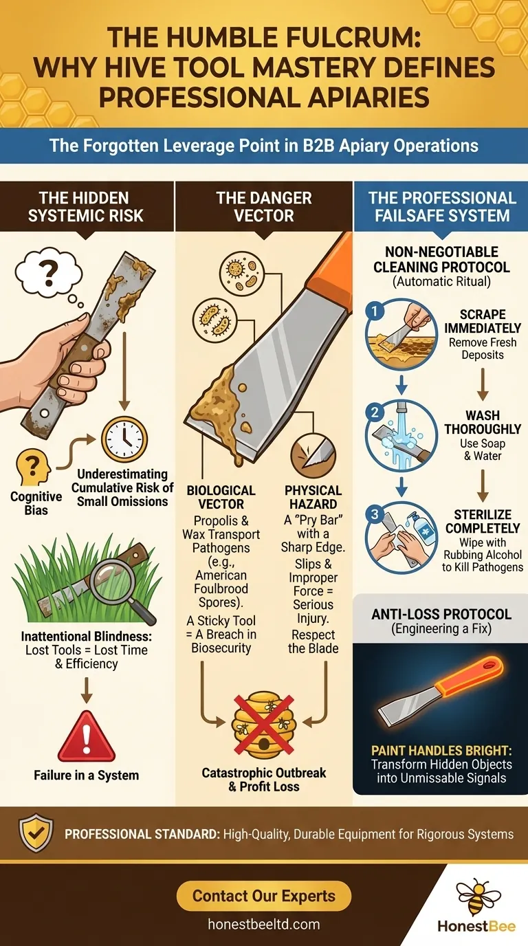 The Humble Fulcrum: Why Hive Tool Mastery Defines Professional Apiaries Visual Guide