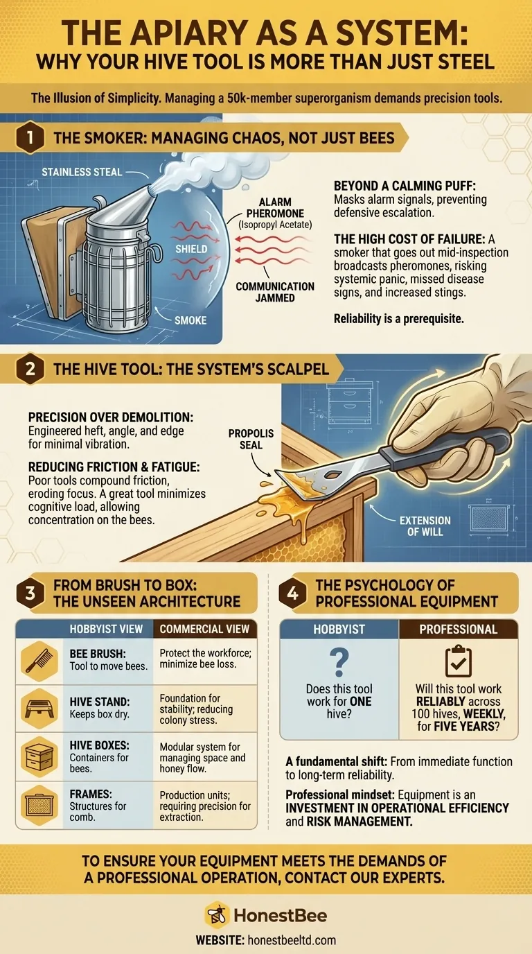 蜂场作为一个系统：为什么你的蜂箱工具不仅仅是钢铁 图解指南