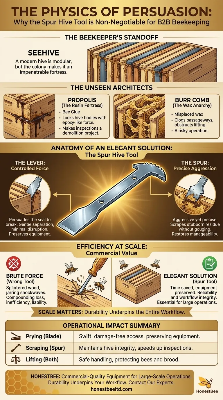La fisica della persuasione: perché il leva-spazzola per arnie è irrinunciabile Guida Visiva