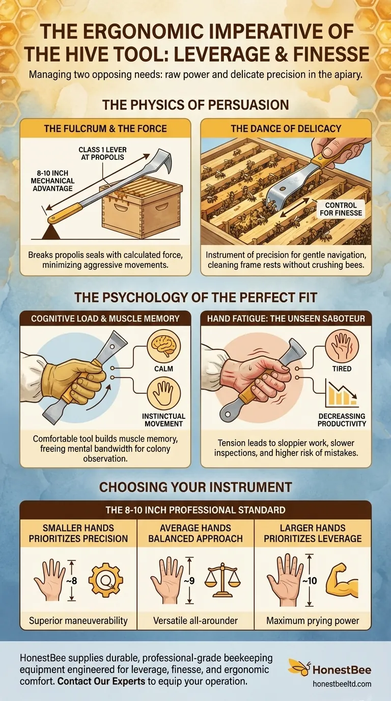 Leverage and Finesse: The Ergonomic Imperative of the Hive Tool Visual Guide