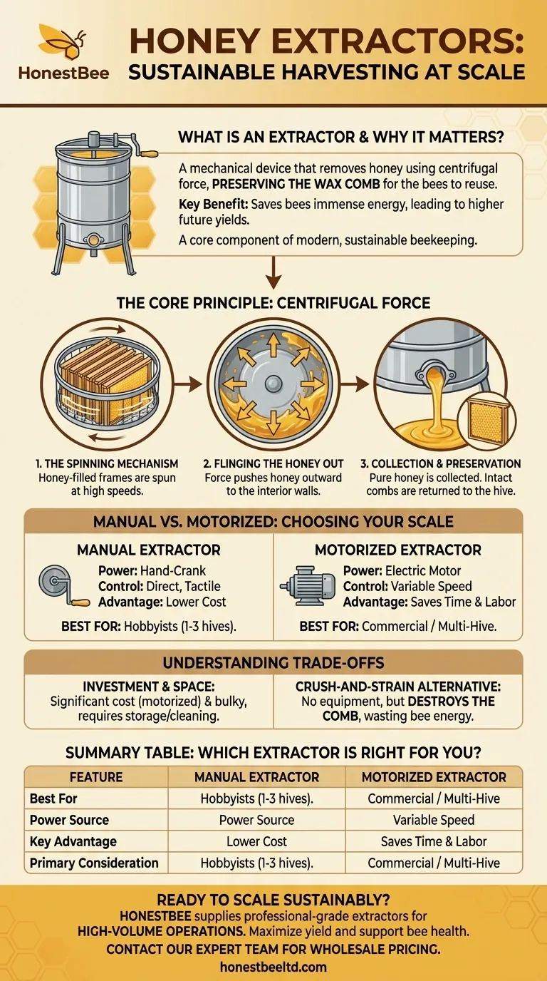 What is an extractor in beekeeping? Unlock Sustainable Honey Harvesting Visual Guide