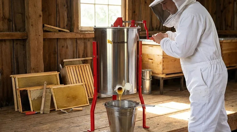 꿀 추출기 사용법: 완벽한 수확을 위한 작업 흐름 마스터하기