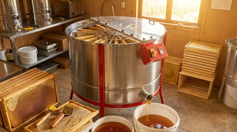 꿀 추출기는 어떻게 작동하나요? 벌집을 보존하면서 꿀을 효율적으로 수확하는 방법