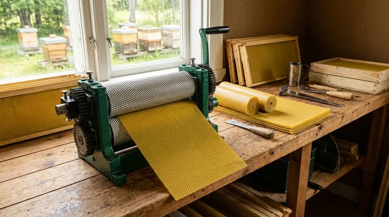 Qual é o propósito da cera alveolada? Guiar a Construção do Favo de Mel para Máxima Produtividade da Colmeia