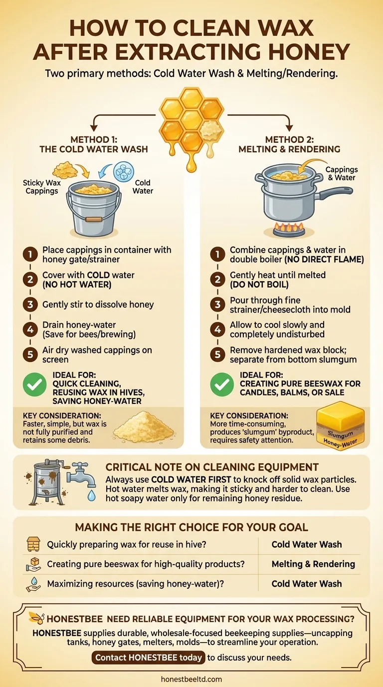 Comment nettoyer la cire après l'extraction du miel ? Maîtriser les méthodes du lavage à froid contre la fonte Guide Visuel