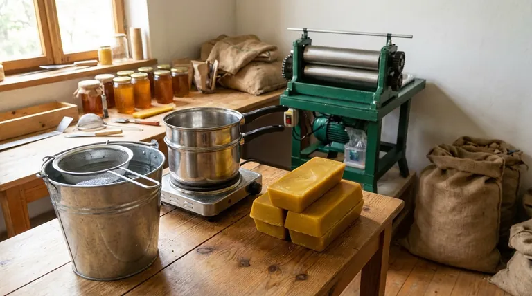 How to clean wax after extracting honey? Master the Cold Wash vs. Melting Methods