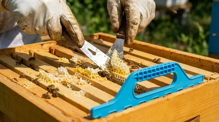 What to do if bees are building combs between frames? A Guide to Fixing Burr Comb