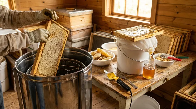 벌집에서 꿀을 어떻게 제거하나요? 양봉가의 채밀 방법 가이드
