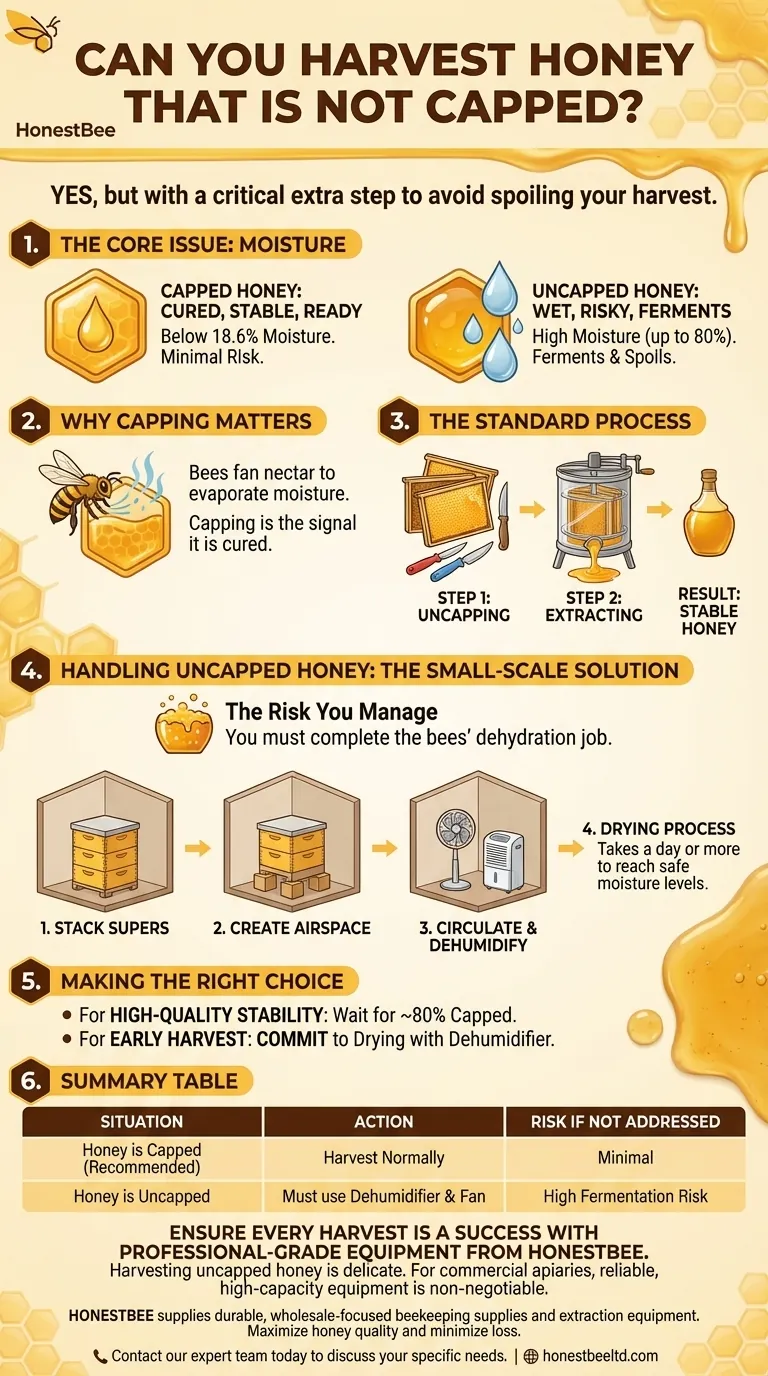 Peut-on récolter du miel non operculé ? Comment éviter la fermentation et le gaspillage Guide Visuel