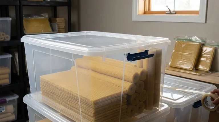 How do you store beeswax foundation? Prevent Wax Moth Damage and Preserve Quality