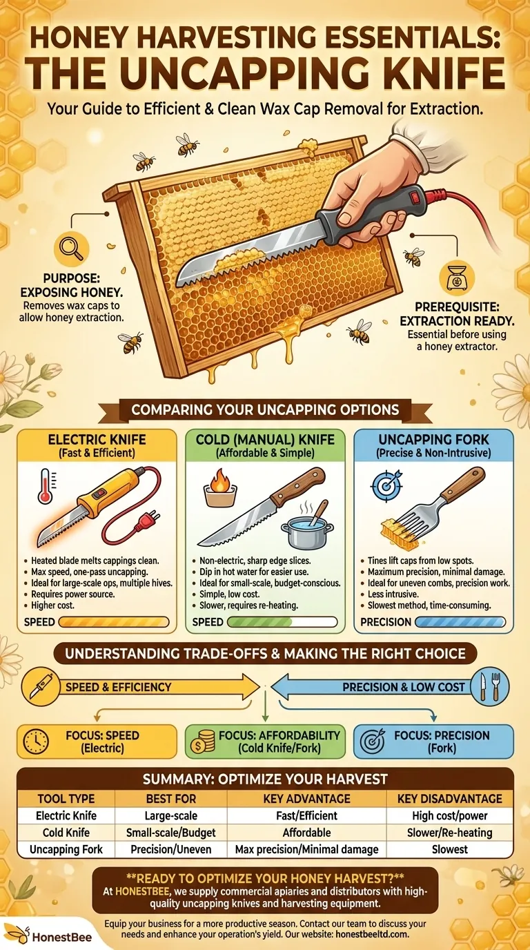 What is an uncapping knife used for? A Guide to Efficient Honey Harvesting Visual Guide