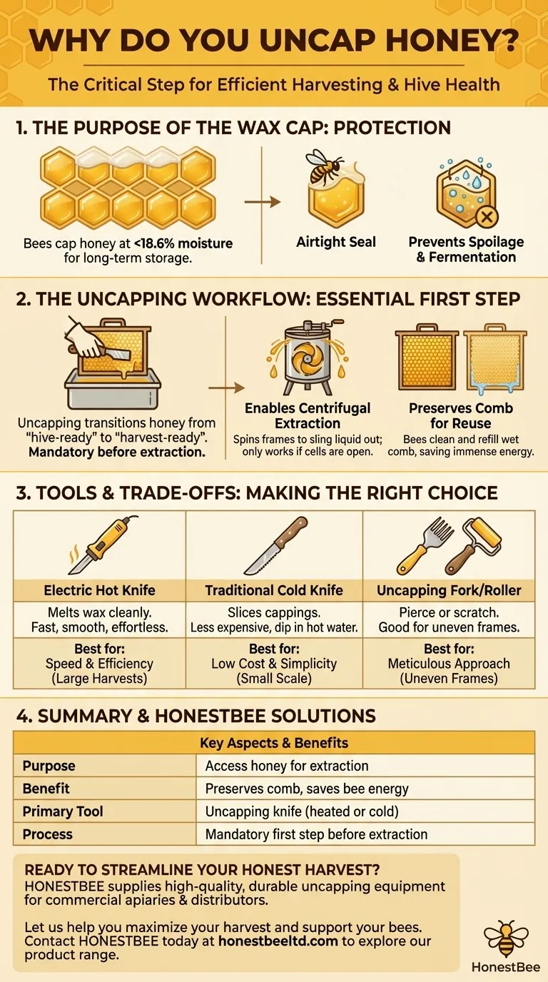 Why do you uncap honey? Unlock Your Harvest with Efficient Uncapping Visual Guide