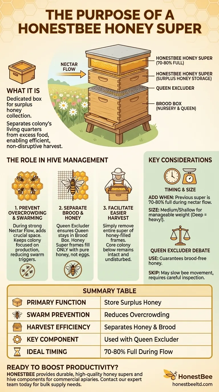 Qual è lo scopo di un melario (honey super)? Massimizza il tuo raccolto di miele e la salute dell'alveare Guida Visiva