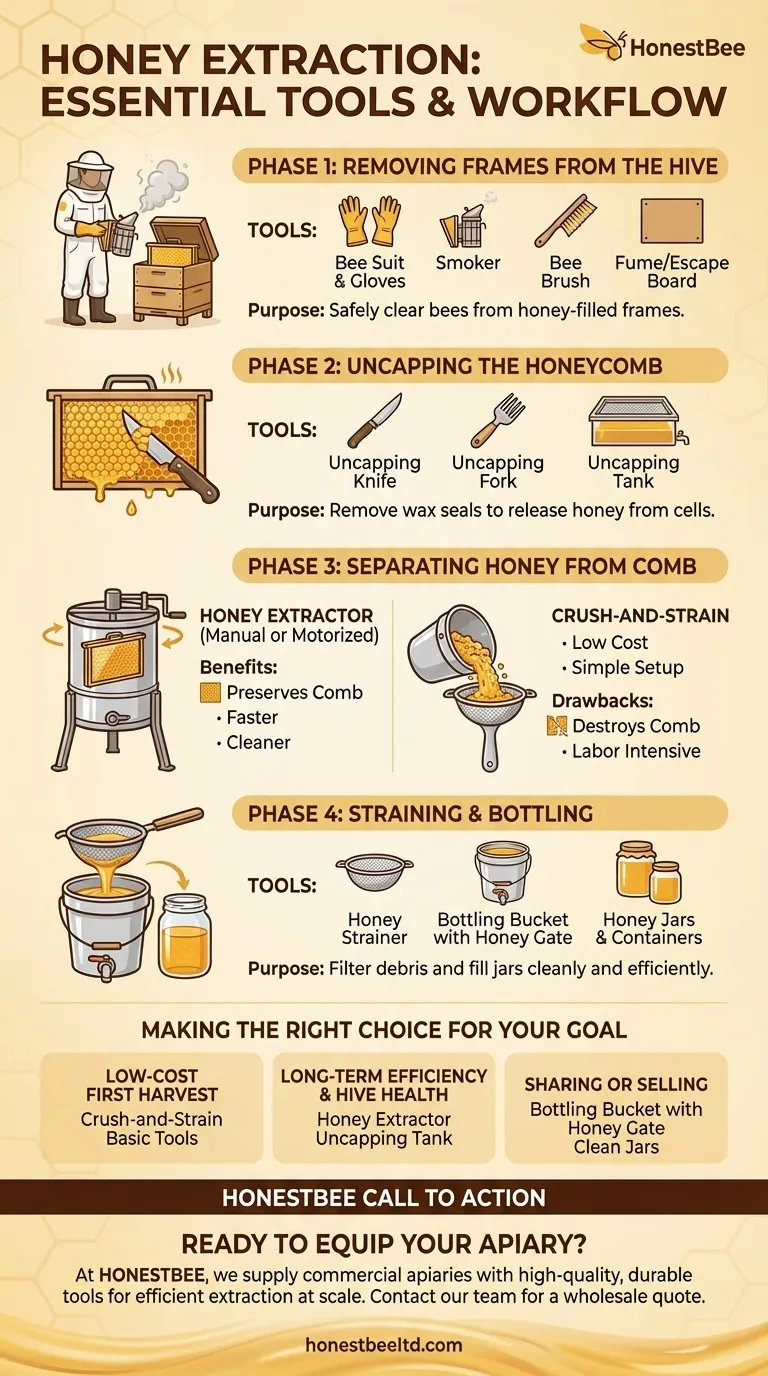 What is needed for honey extraction? A Complete Guide to Essential Tools & Methods Visual Guide