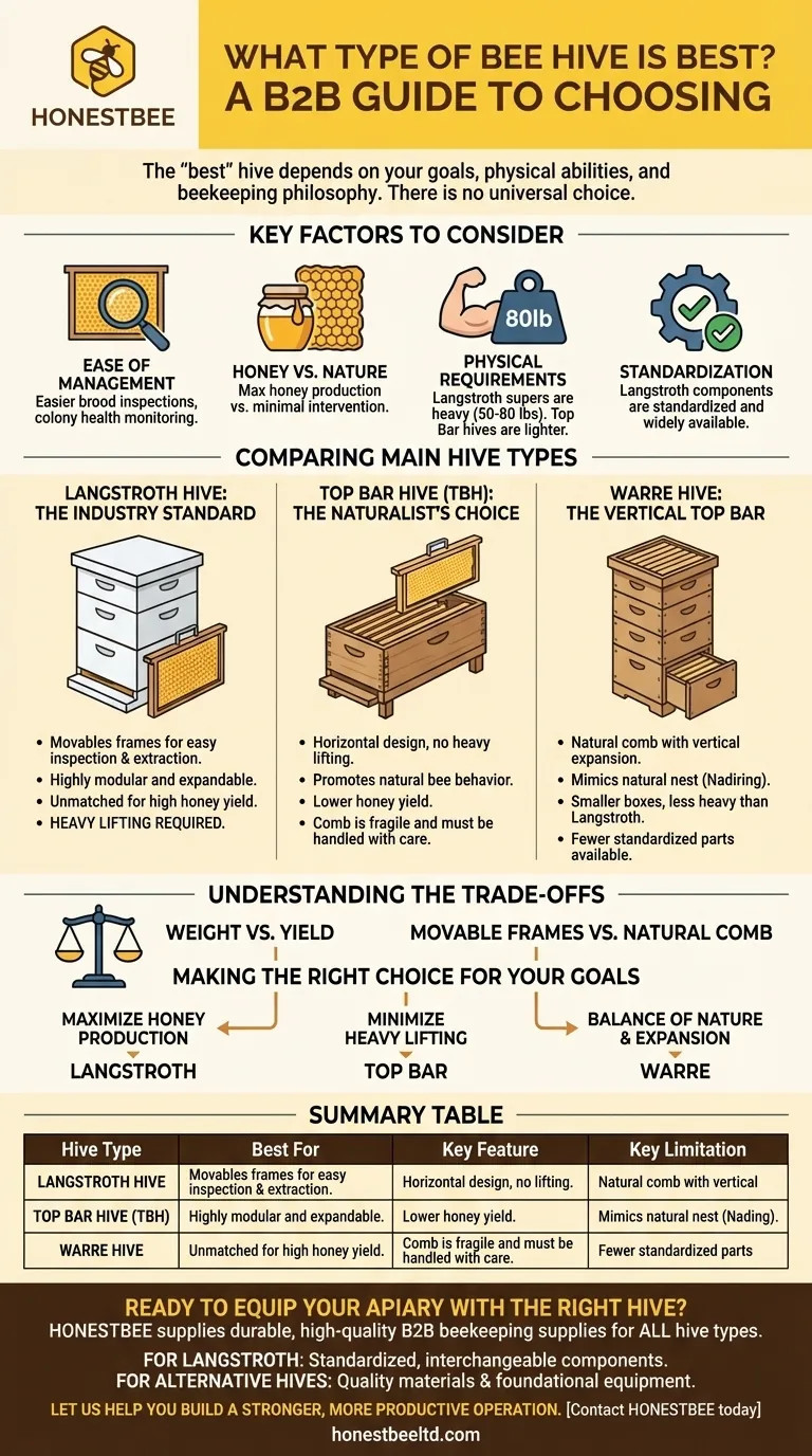 最適な蜂の巣（ハチミツの巣箱）の種類は？あなたの養蜂の目標にぴったりの巣箱を見つけましょう ビジュアルガイド