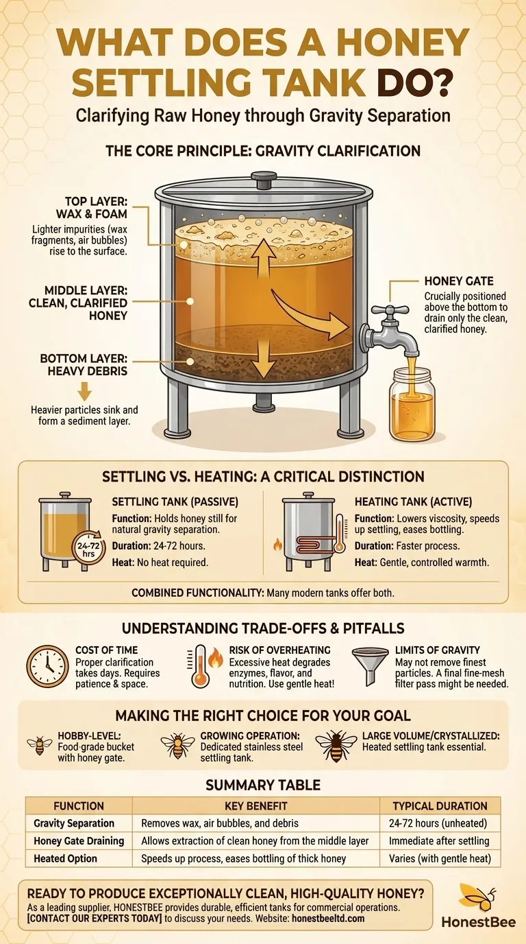 O que faz um tanque de decantação de mel? A chave para um mel limpo e de qualidade profissional Guia Visual