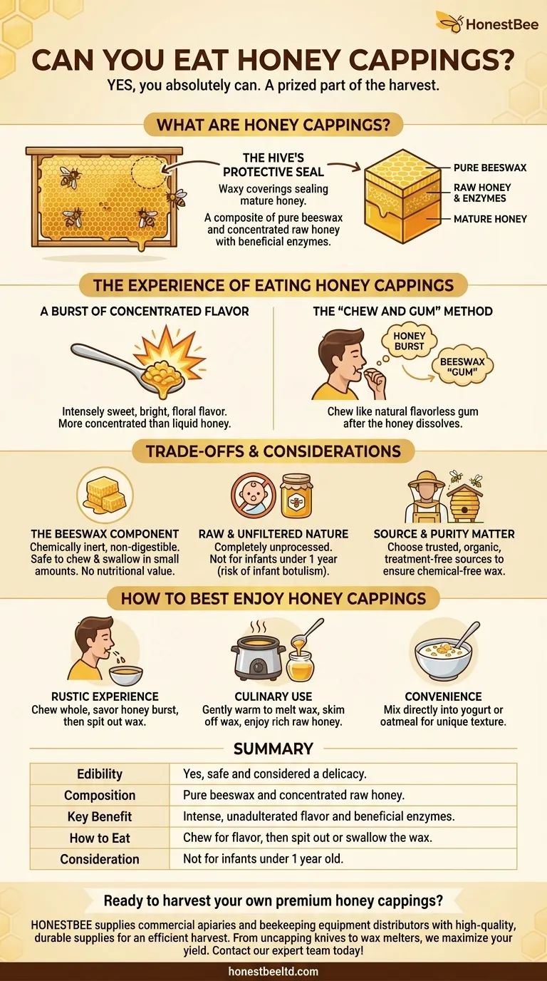 Você pode comer opérculos de mel? Descubra a Experiência Definitiva do Favo de Mel Cru Guia Visual