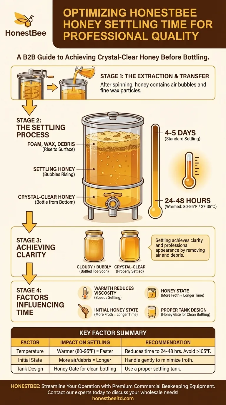 蜂蜜装瓶前需要沉淀多久？获得晶莹剔透的蜂蜜，打造优质产品 图解指南