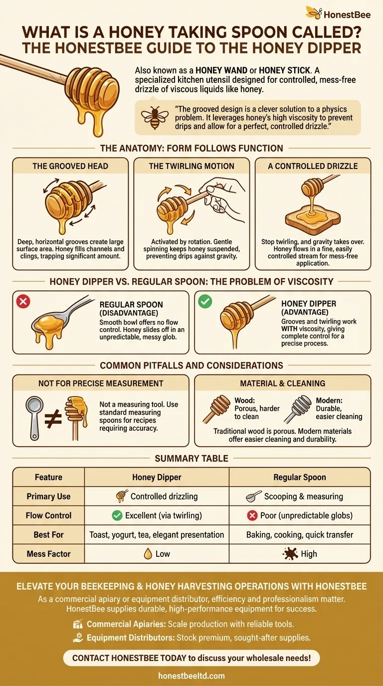 ¿Cómo se llama la cuchara para tomar miel? Descubra la herramienta para un chorrito perfecto y sin ensuciar Guía Visual