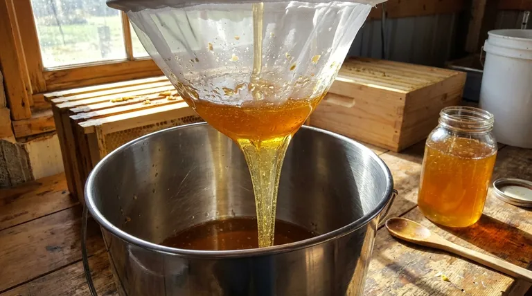 蜂蜜を濾すための布は?清潔で高品質な蜂蜜のための最高の素材