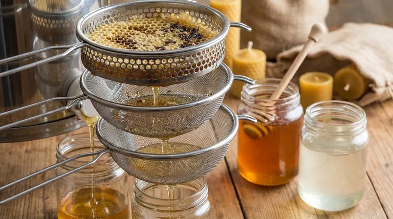蜂蜜を漉すのに最適なミクロンサイズは?養蜂家のための透明度と品質に関するガイド