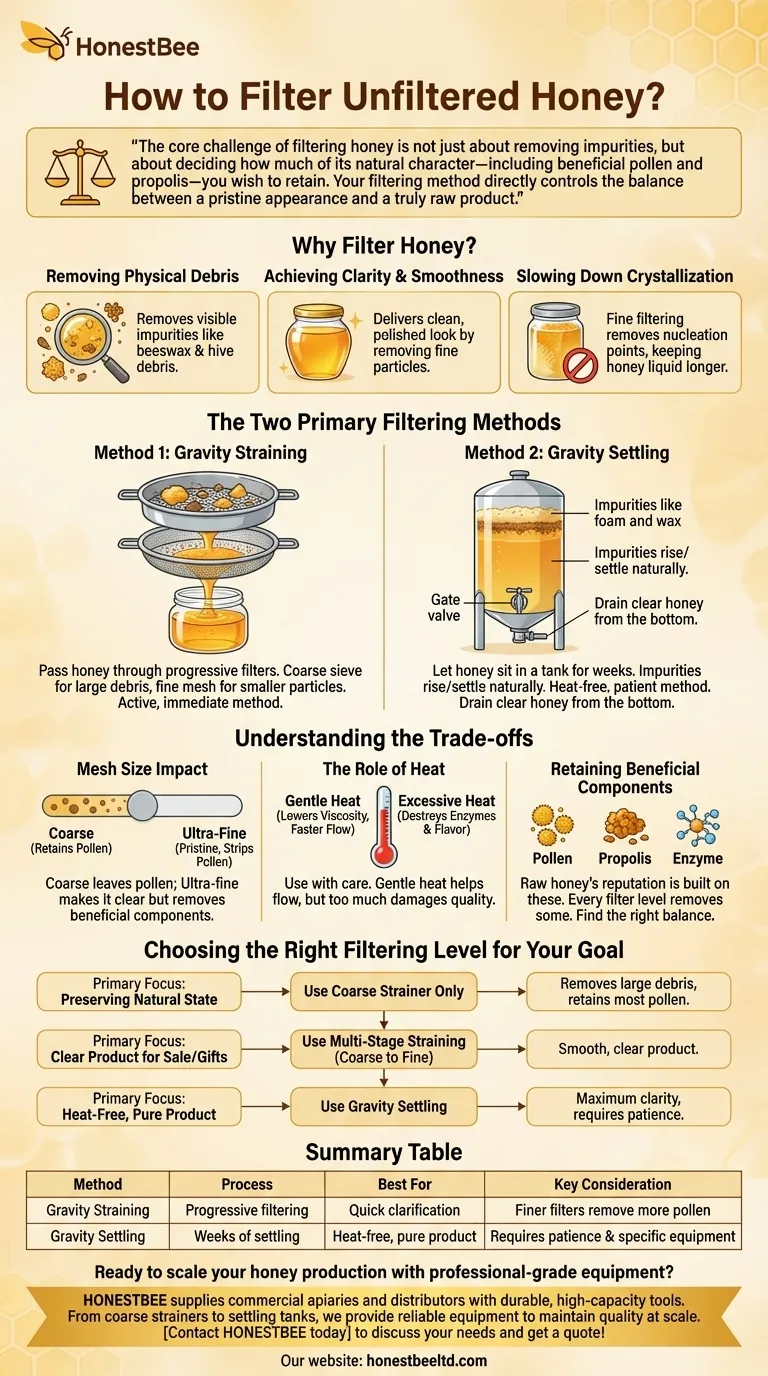 Como filtrar mel não filtrado? Um Guia para Mel Limpo, Claro e Cru Guia Visual