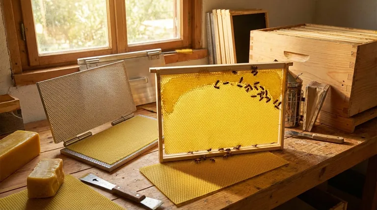 소초(벌집 기초판)는 무엇으로 만들어지나요? 벌통 효율성을 위한 안내서