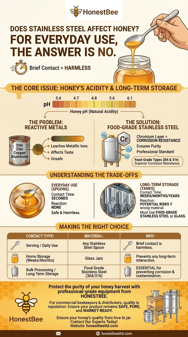 Does stainless steel affect honey? The Truth About Metal Safety for Your Honey Visual Guide