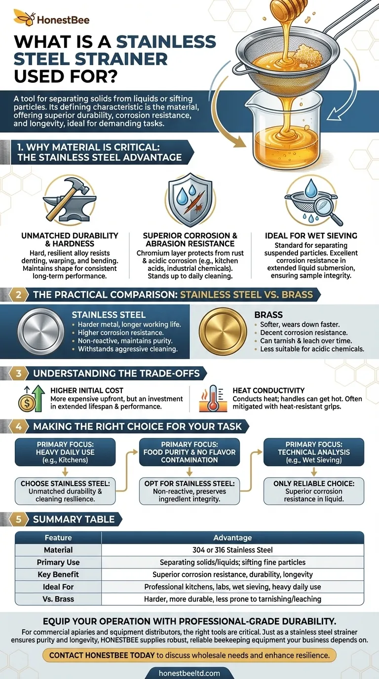 À quoi sert une passoire en acier inoxydable ? Un guide pour un tamisage durable et résistant à la corrosion Guide Visuel